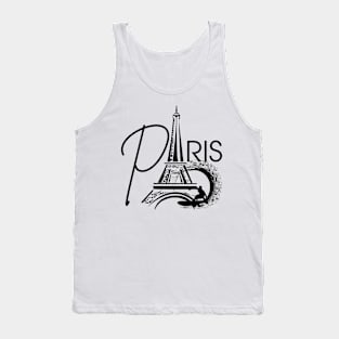 Paris France surfer Tank Top